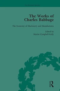 The Works of Charles Babbage Vol