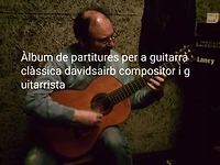 Àlbum de partitures per guitarra clàssica