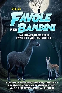 Favole per Bambini: Una grande raccolta di favole e fiabe fantastiche. (Vol.24) Storie della buonanotte uniche, divertenti e rilassanti