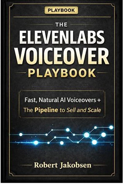 The ElevenLabs Voiceover Playbook Fast, Natural AI Voiceovers, Plus the Production Pipeline to Sell and Scale