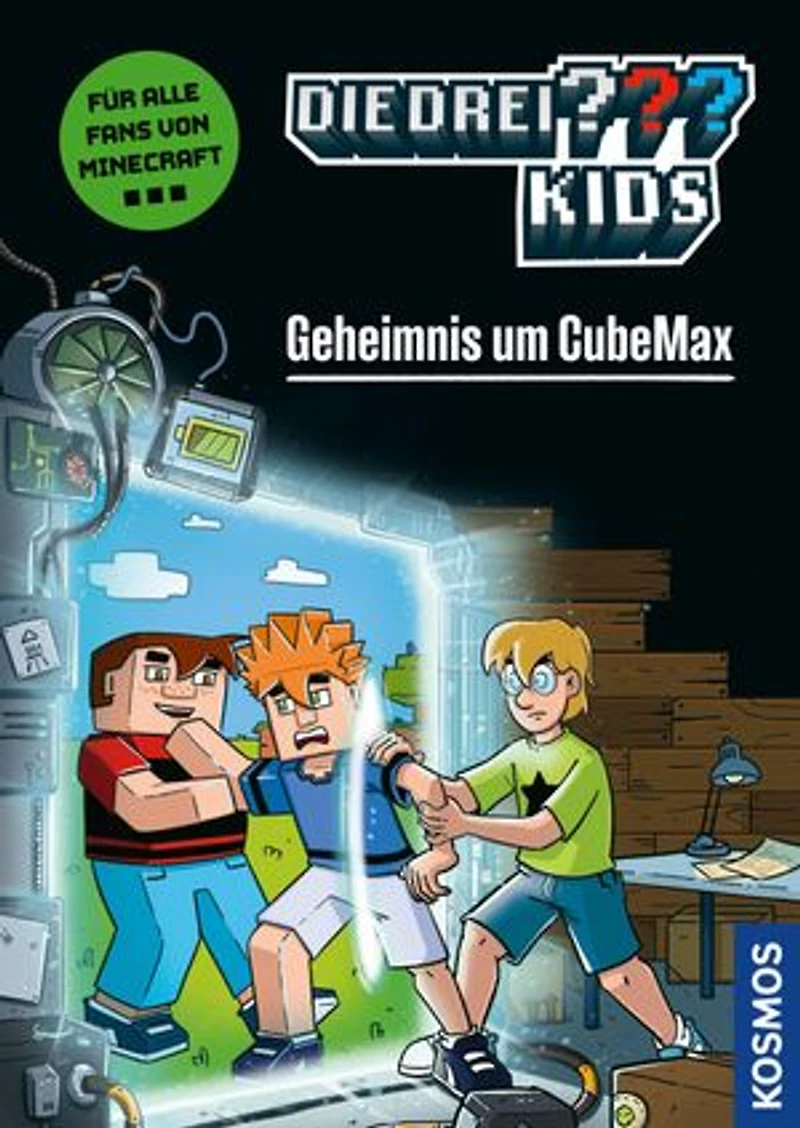 Die drei ??? Kids, Geheimnis um CubeMax (drei Fragezeichen Kids): Ein spannender Comicroman für alle Fans von Minecraft & Co. ab 8 Jahren – leicht lesbar durch reduzierte Textmenge und viele bunte Comicseiten