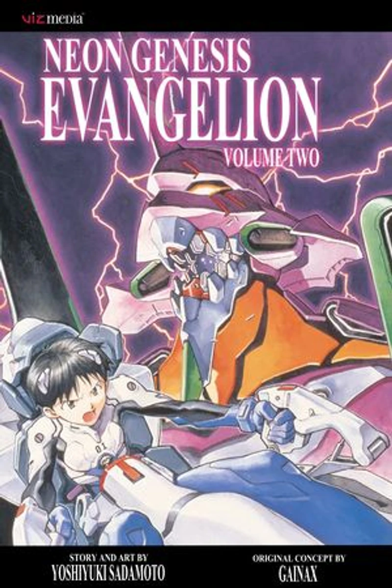 Neon Genesis Evangelion, Vol. 2 (2nd Edition): a flaming sword, which turned every way