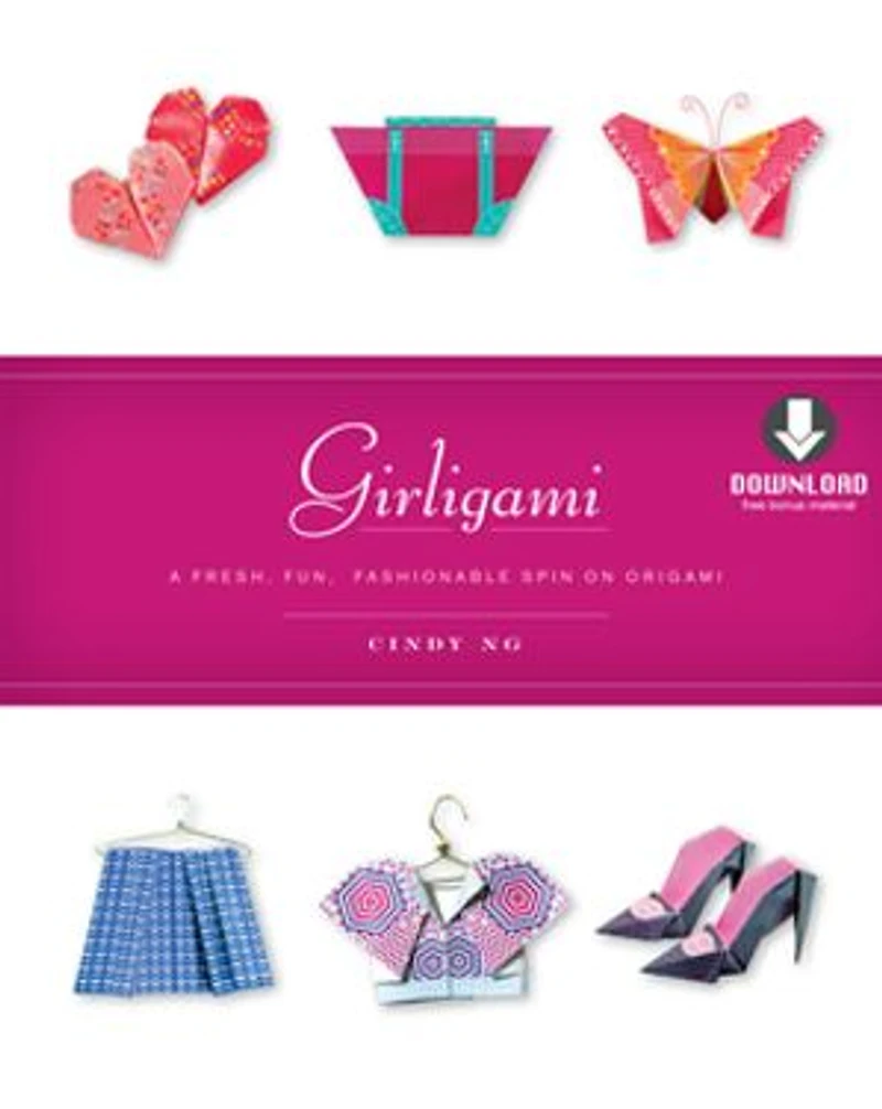 Girligami Kit: A Fresh, Fun, Fashionable Spin on Origami: Origami for Girls Kit with Book, 60 Papers: Great Kids!
