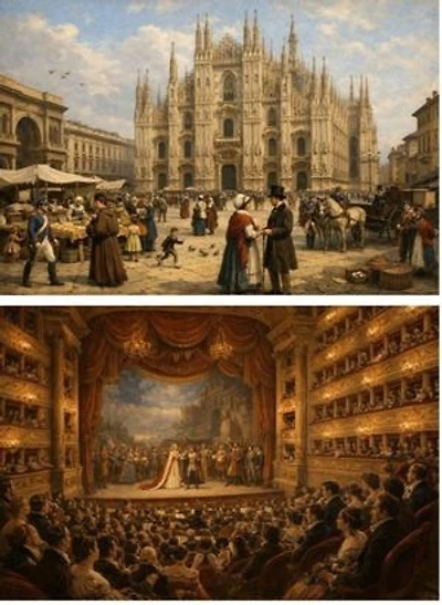 Histoire de Milan: Milan : histoire d'une passion française