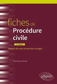 Fiches de procédure civile: À jour au 31 juillet 2022