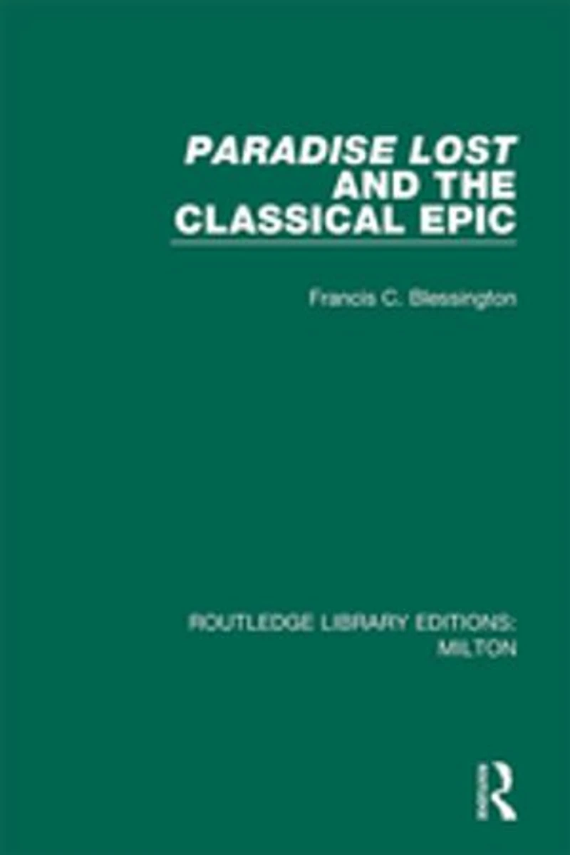 Paradise Lost And The Classical Epic