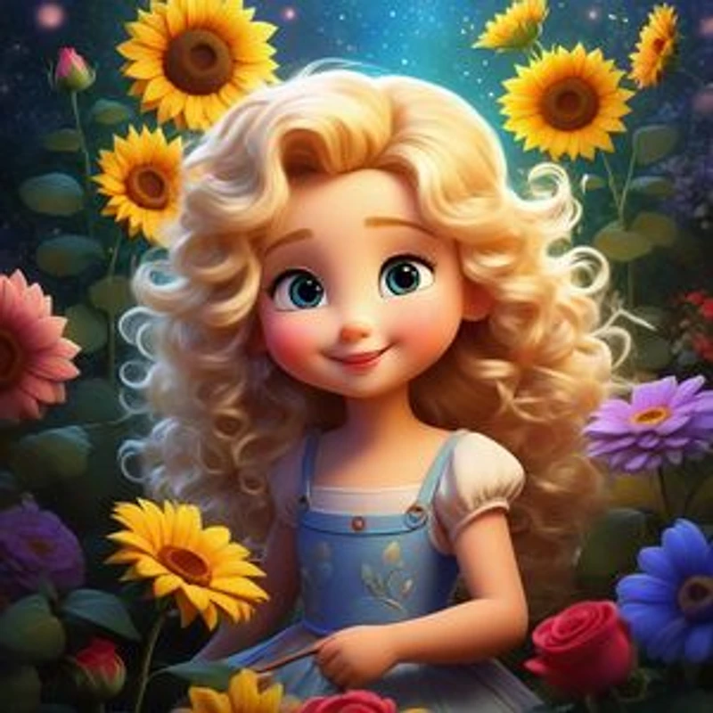 The Magical Paintbrush Garden