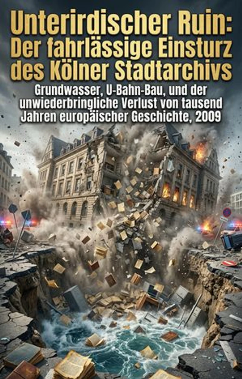 Unterirdischer Ruin: Der fahrlässige Einsturz des Kölner Stadtarchivs: Grundwasser, U-Bahn-Bau, und der unwiederbringliche Verlust von tausend Jahren europäischer Geschichte, 2009
