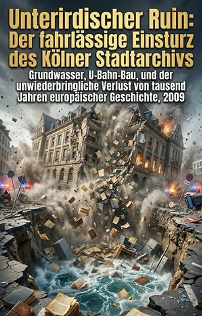 Unterirdischer Ruin: Der fahrlässige Einsturz des Kölner Stadtarchivs: Grundwasser, U-Bahn-Bau, und der unwiederbringliche Verlust von tausend Jahren europäischer Geschichte, 2009