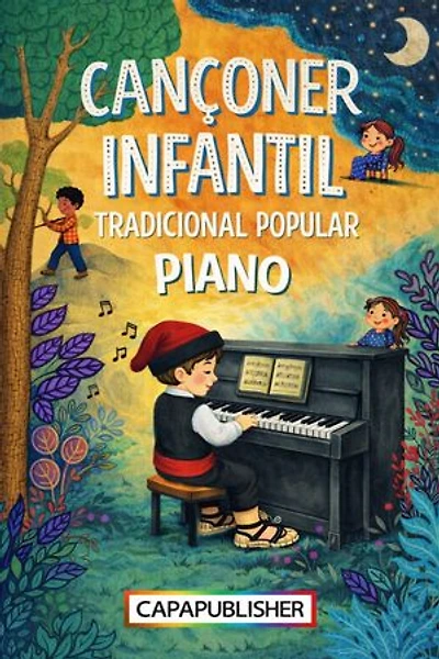 Cançoner català tradicional popular infantil per a piano: Cançons populars infantils per a aprenents de piano (Nivell Inicial)