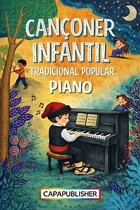 Cançoner català tradicional popular infantil per a piano: Cançons populars infantils per a aprenents de piano (Nivell Inicial)