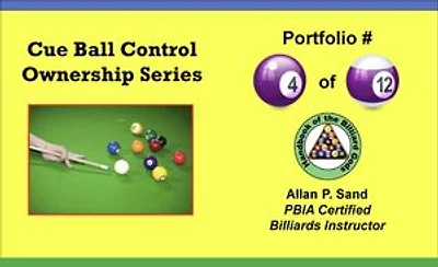 Cue Ball Control Ownership Series, Portfolio #4 of 12: Cue Ball Control Ownership Series, #4
