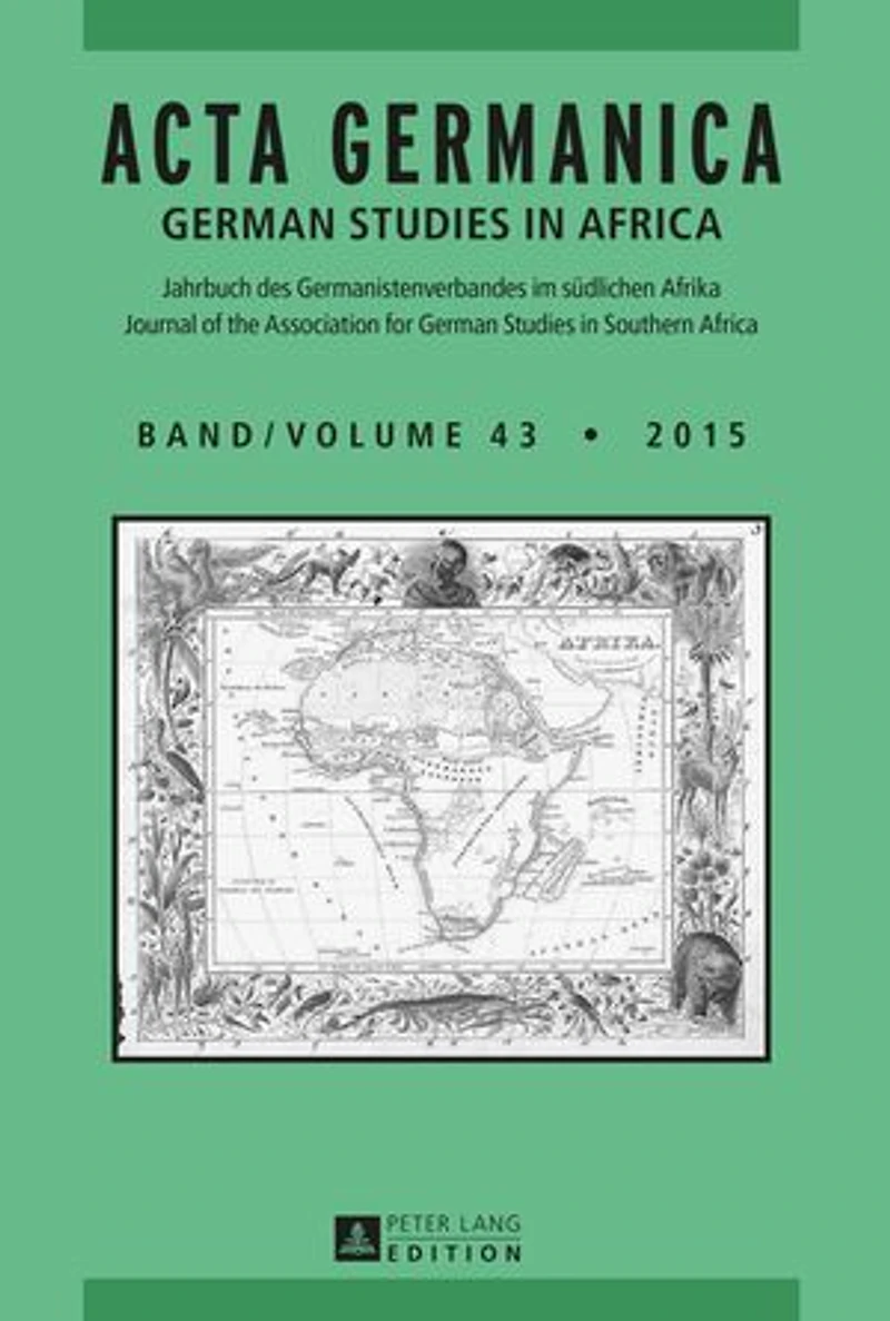 Acta Germanica: German Studies Africa