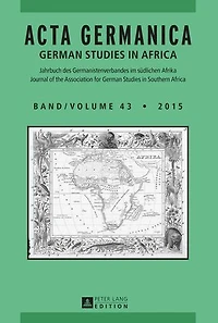 Acta Germanica: German Studies Africa