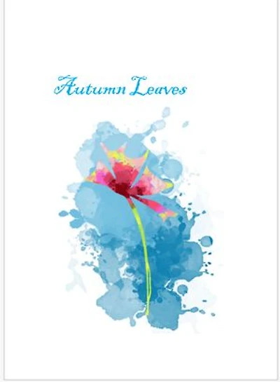 Anthology Autumn Leaves: Collection of poems
