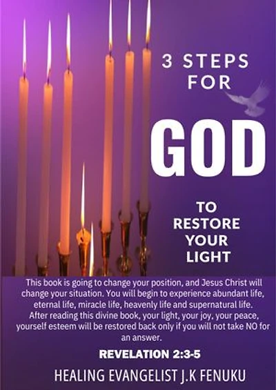 3 Steps For God To Restore Your Light.