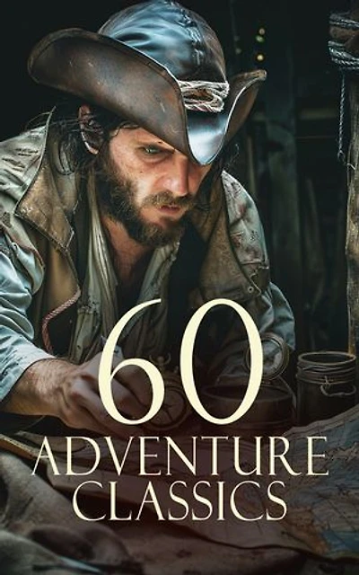60 Adventure Classics: Treasure Island, Moby-Dick, Gulliver's Travels, The Adventures of Huckleberry Finn, The Last of the Mohicans, The Spy, Captain Blood, The Mummy!