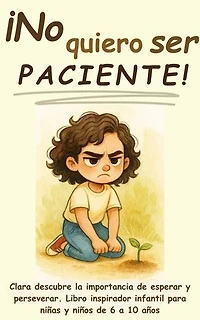 ¡No quiero ser paciente!: Clara descubre la importancia de esperar y perseverar. Libro inspirador infantil para niñas y niños de 6 a 10 años