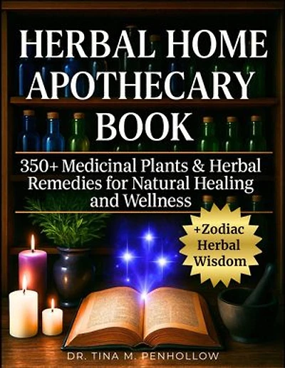 Herbal Home Apothecary Book: 350+ Medicinal Plants and Herbal Remedies for Natural Healing and Wellness