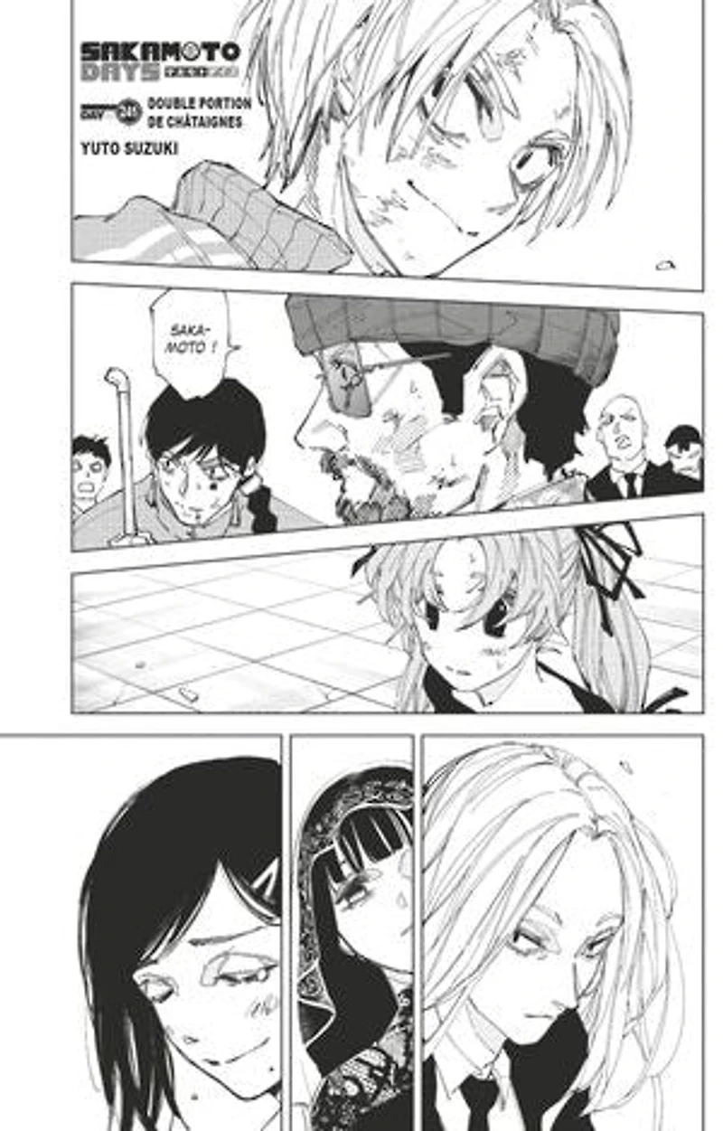 Sakamoto Days - Chapitre 241: Double portion de châtaignes