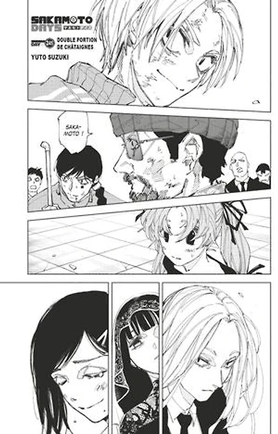 Sakamoto Days - Chapitre 241: Double portion de châtaignes