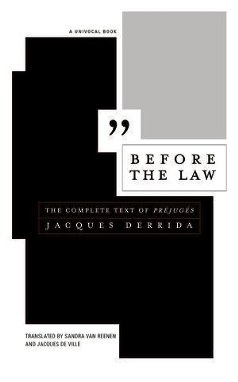 Before The Law: Complete Text of Préjugés