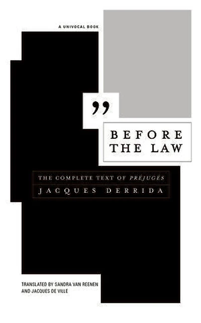 Before The Law: Complete Text of Préjugés