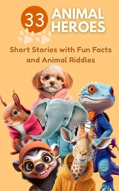 33 Animal Heroes: Short Animal Stories for Kids with Fun Facts, Riddles & Positive Life Lessons
