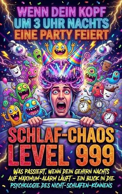 Wenn Dein Kopf Um 3 Uhr Nachts Eine Party Feiert: Schlaf-Chaos Level 999: Was Passiert, Wenn Dein Gehirn Nachts Auf Maximum-Alarm Läuft – Ein Blick In Die Psychologie Des Nicht-Schlafen-Könnens
