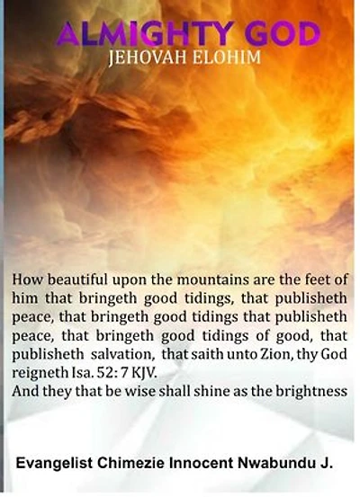 ALMIGHTY GOD "JEHOVAH ELOHIM"