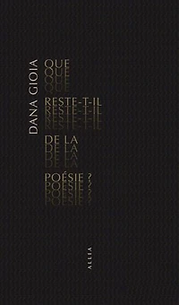 Que reste-t-il de la poésie ?