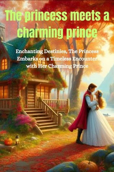 The princess meets a charming prince: Enchanting Destinies, The Princess Embarks on a Timeless Encounter with Her Charming Prince
