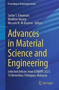 Advances Material Science and Engineering: Selected articles from ICMMPE 2023, 16-Nov, Putrajaya, Malaysia