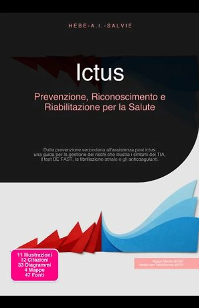 Ictus: Prevenzione, Riconoscimento e Riabilitazione per la Salute: Dalla prevenzione secondaria all'assistenza post ictus: una guida per la gestione dei rischi che illustra i sintomi del TIA, il test BE FAST, la fibrillazione atriale e gli anticoagulanti.