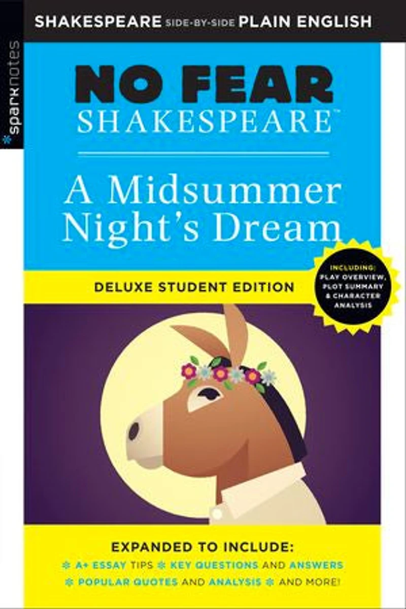 A Midsummer Night's Dream: No Fear Shakespeare Deluxe Student Editions - Side-by-Side Plain English