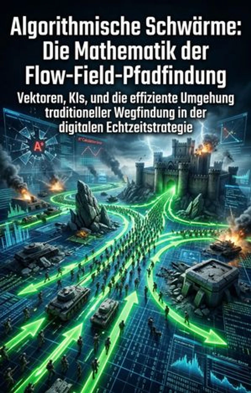 Algorithmische Schwärme: Die Mathematik der Flow-Field-Pfadfindung: Vektoren, KIs, und die effiziente Umgehung traditioneller Wegfindung in der digitalen Echtzeitstrategie