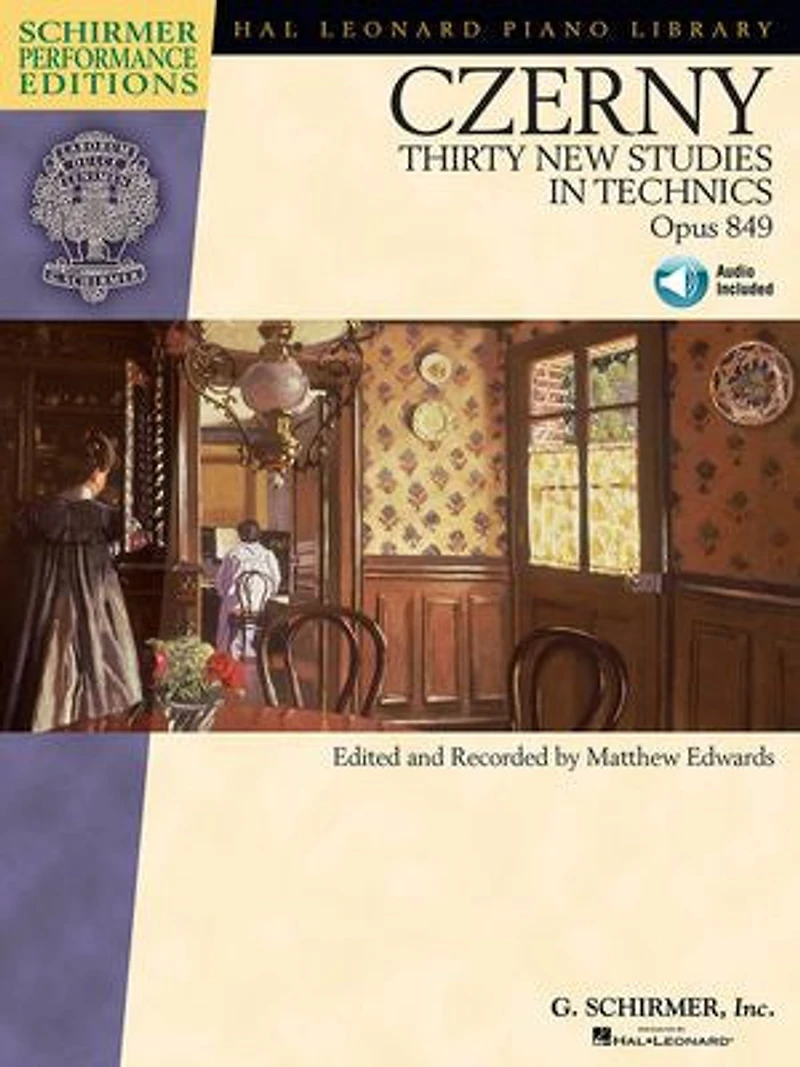 Carl Czerny - Thirty New Studies Technics, Op. 849: With Online Audio Recordings Of Performances Schirmer Performance