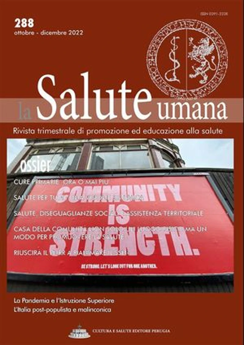 Cure primarie: ora o mai più: Dossier di La Salute Umana