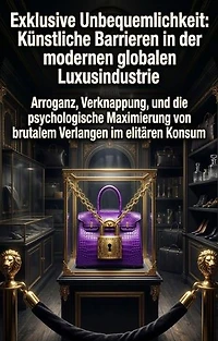 Exklusive Unbequemlichkeit: Künstliche Barrieren in der modernen globalen Luxusindustrie: Arroganz, Verknappung, und die psychologische Maximierung von brutalem Verlangen im elitären Konsum