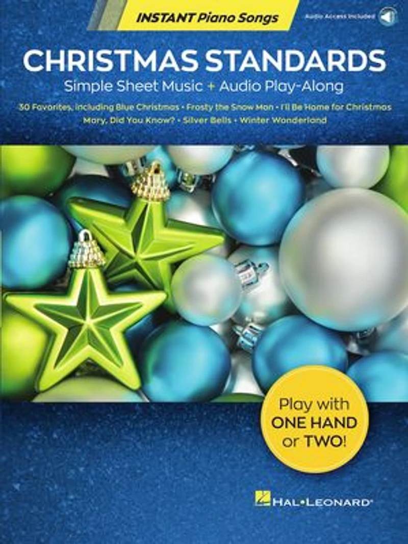 Christmas Standards - Instant Piano Songs: Simple Sheet Music + Audio Play-along