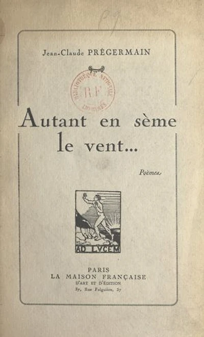 Autant en sème le vent...