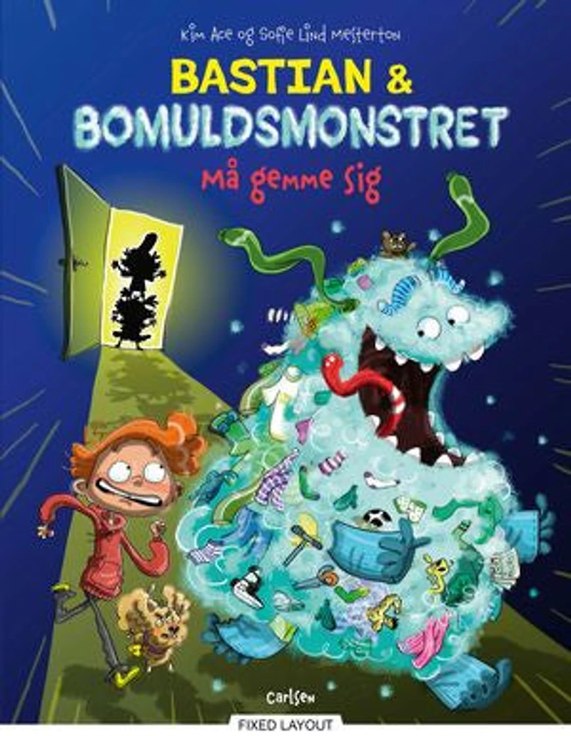 Bastian og bomuldsmonstret - må gemme sig!