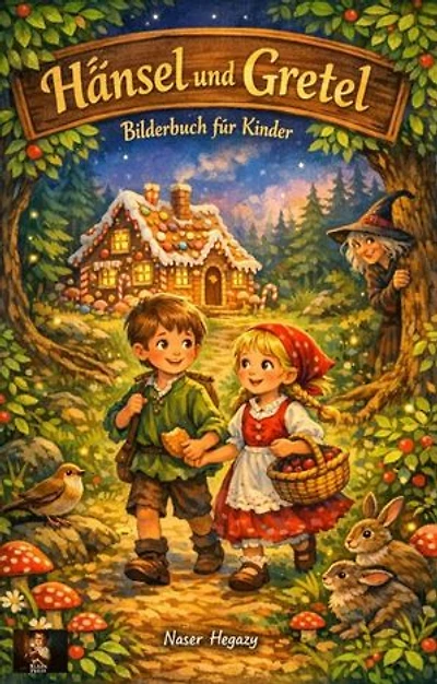 Hänsel und Gretel – Bilderbuch für Kinder: Eine liebevoll illustrierte Gutenachtgeschichte zum Vorlesen für Kinder ab 3 Jahren
