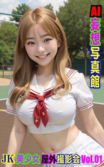 AI妄想写真館 JK美少女 屋外撮影会 Vol.01