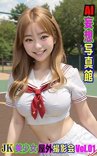 AI妄想写真館 JK美少女 屋外撮影会 Vol.01