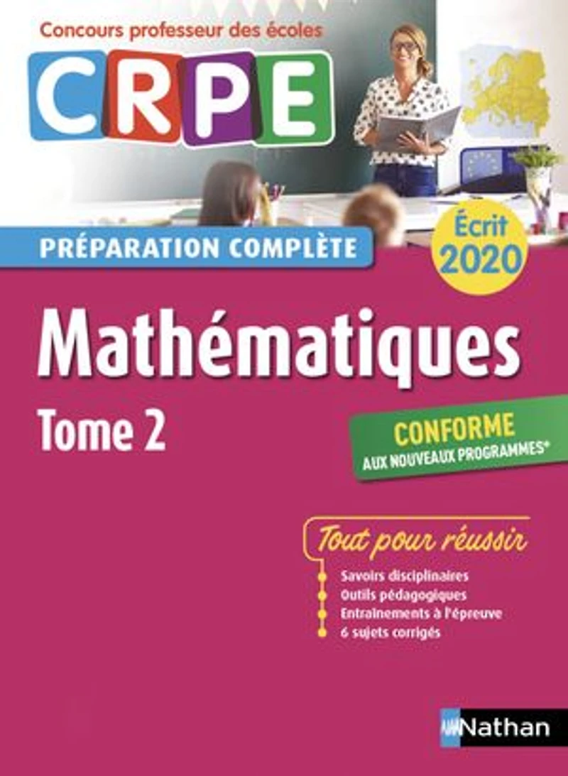 Mathématiques - Tome 2 Ecrit 2020 Préparation complète CRPE: Format : ePub 3