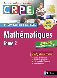 Mathématiques - Tome 2 Ecrit 2020 Préparation complète CRPE: Format : ePub 3