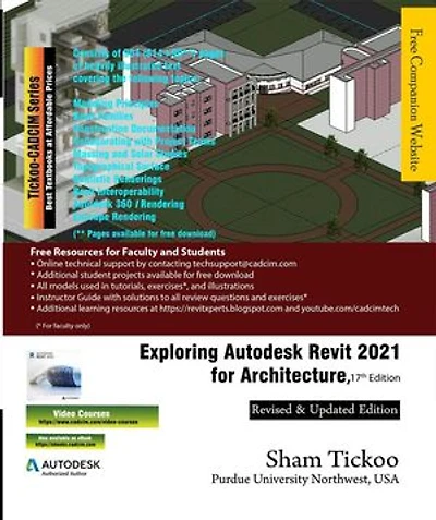 Exploring Autodesk Revit 2021 for Architecture, 17th Edition