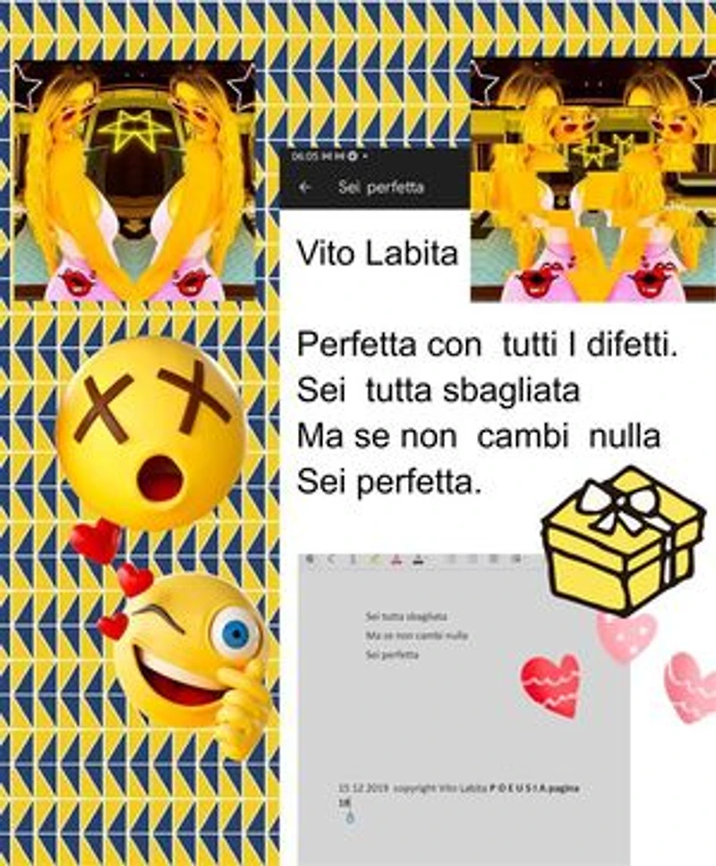 Perfetta con tutti I difetti: Sei tutta sbagliata Ma se non cambi nulla Sei perfetta