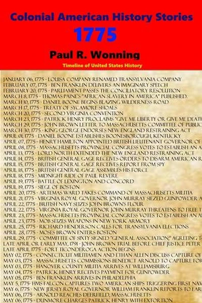 1775: Timeline of United States History, #6